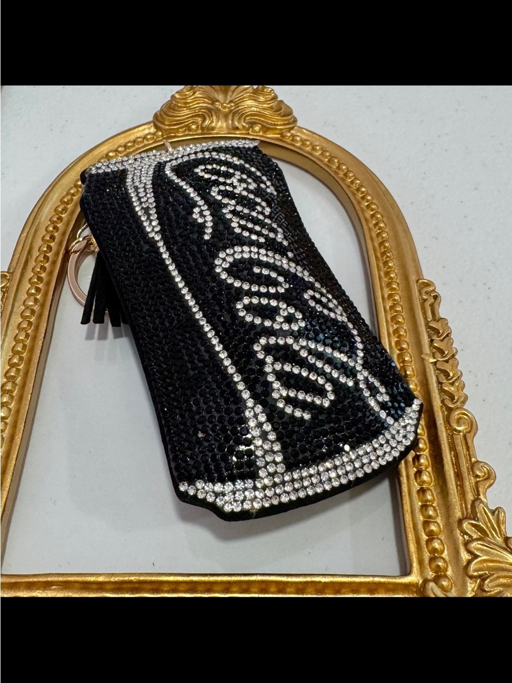 New Coca Cola Black Rhinestone Keychain - Picture 6 of 6
